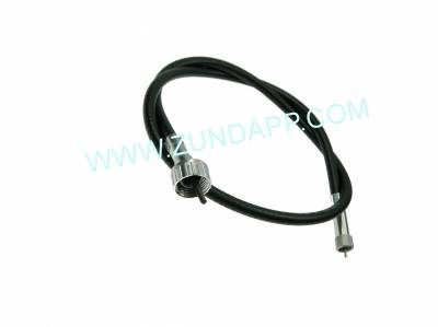 Kilometertellerkabel zwart 885mm GS125