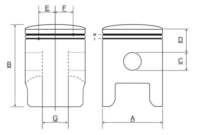 Zundapp zuiger lage pen 39mm dubbel - Image 2