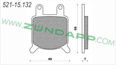 Remblokken KS125 KS175 Delta Braking - Image 2