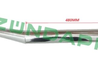 Uitlaatdemper blokfluit met knik 70mm - 30mm