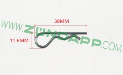 Borg clip t.b.v. remankerplaatsteun