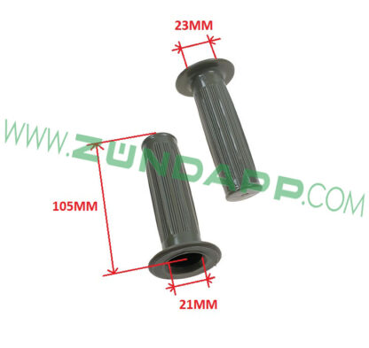 Handvat set grijs, 21mm + 23mm, model Magura