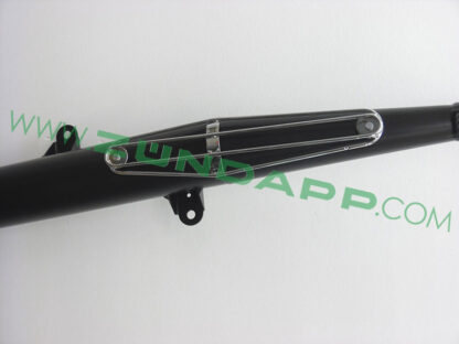 Uitlaat GS125 met chroom grill. - Image 2