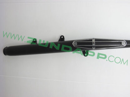 Uitlaat GS125 met chroom grill. - Image 3