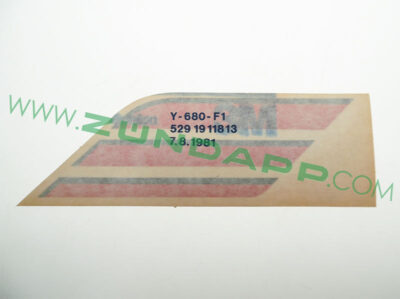Transfer  stuurkuip, rechts, rood-zwart