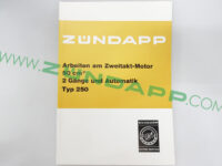 Arbeiten am Zweitakt-motor 50cc 2 gange und automatic typ 250