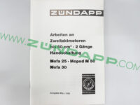 Arbeiten am Zweitakt-motor bis 50cc 2 gänge Handschaltung Bergsteiger