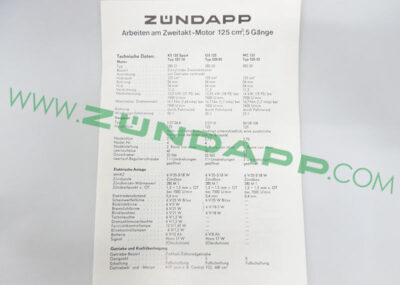 Arbeiten am Zweitakt-motor 125cc, 5 Gänge