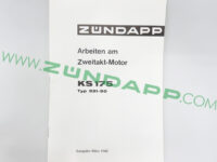 Arbeiten am Zweitakt-motor KS 175