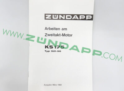 Arbeiten am Zweitakt-motor KS 175