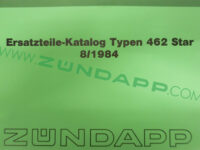 Onderdelen catalogus Typen 462 Star
