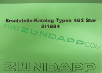 Onderdelen catalogus Typen 462 Star