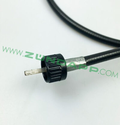 Kilometertellerkabel zwart 850mm KS125WC / KS175 / LZ125 (Kunstof wartels) - Image 2