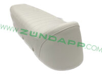 Buddyseat glad met banen model Denfeld wit