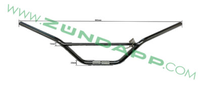 GS125 stuur chroom