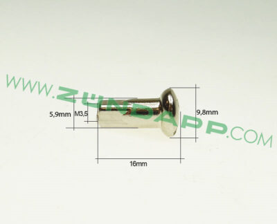 Spaaknippel M3,5 5,9 x 16mm Kleeblatt - Image 3