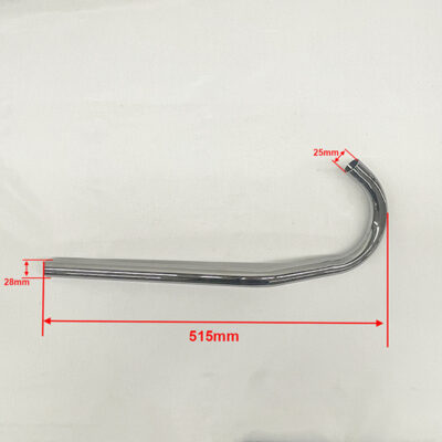 Uitlaatbocht  JLO Ø28mm chroom - Image 3
