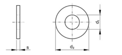 Afstandsschijf schokbreker 8.3x16x3mm - Image 2